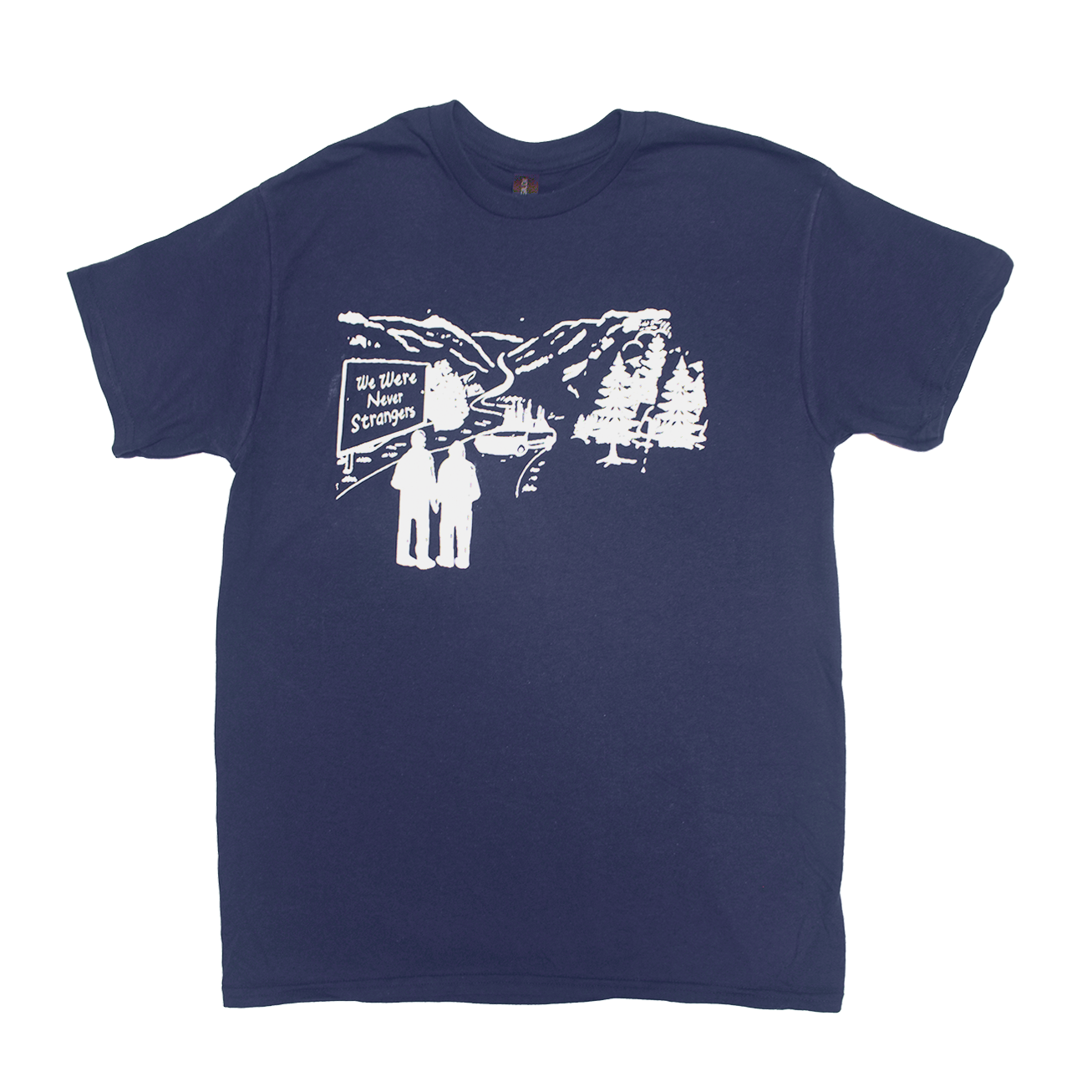 We Were Never Strangers | Navy T-Shirt