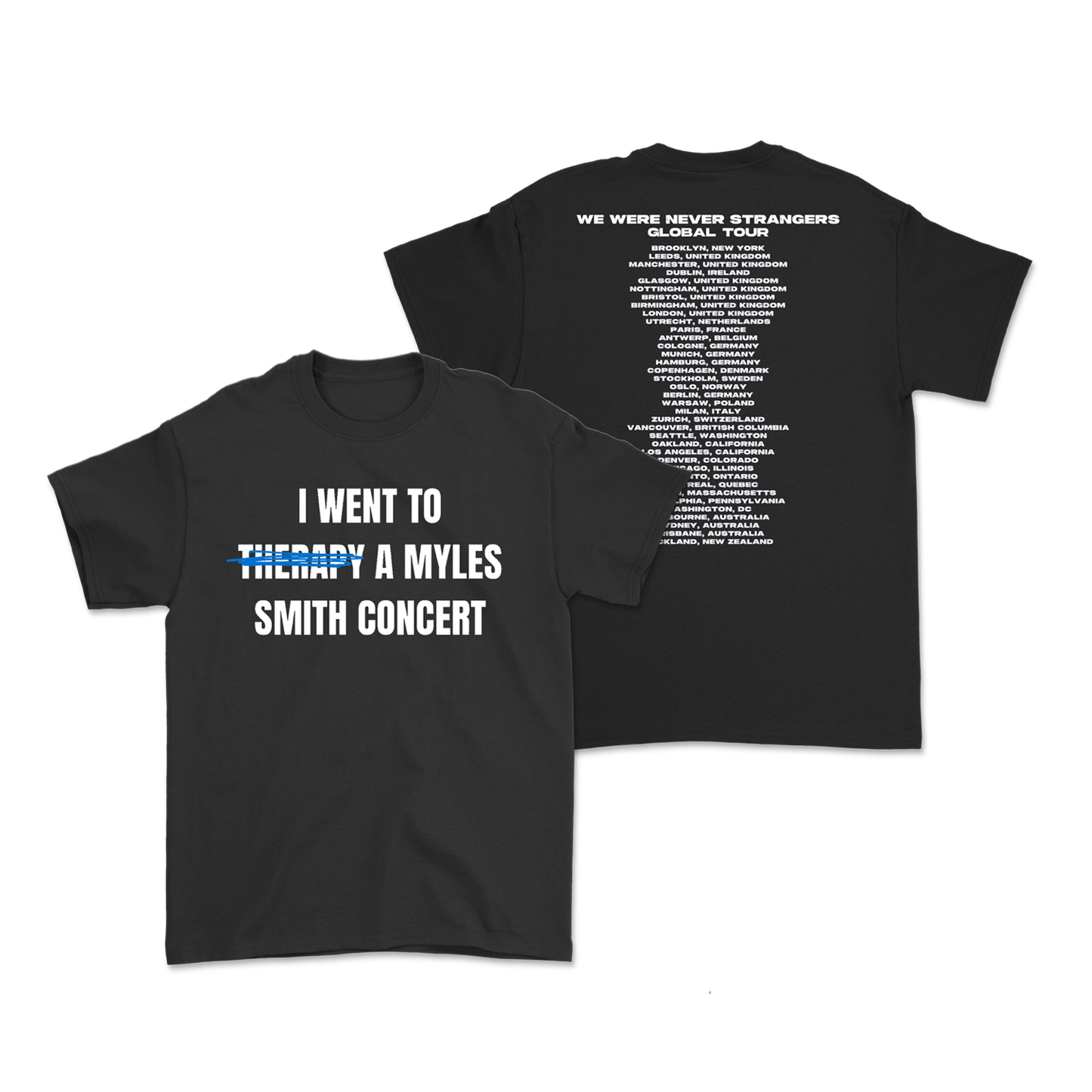 Therapy | Black Tour Tee