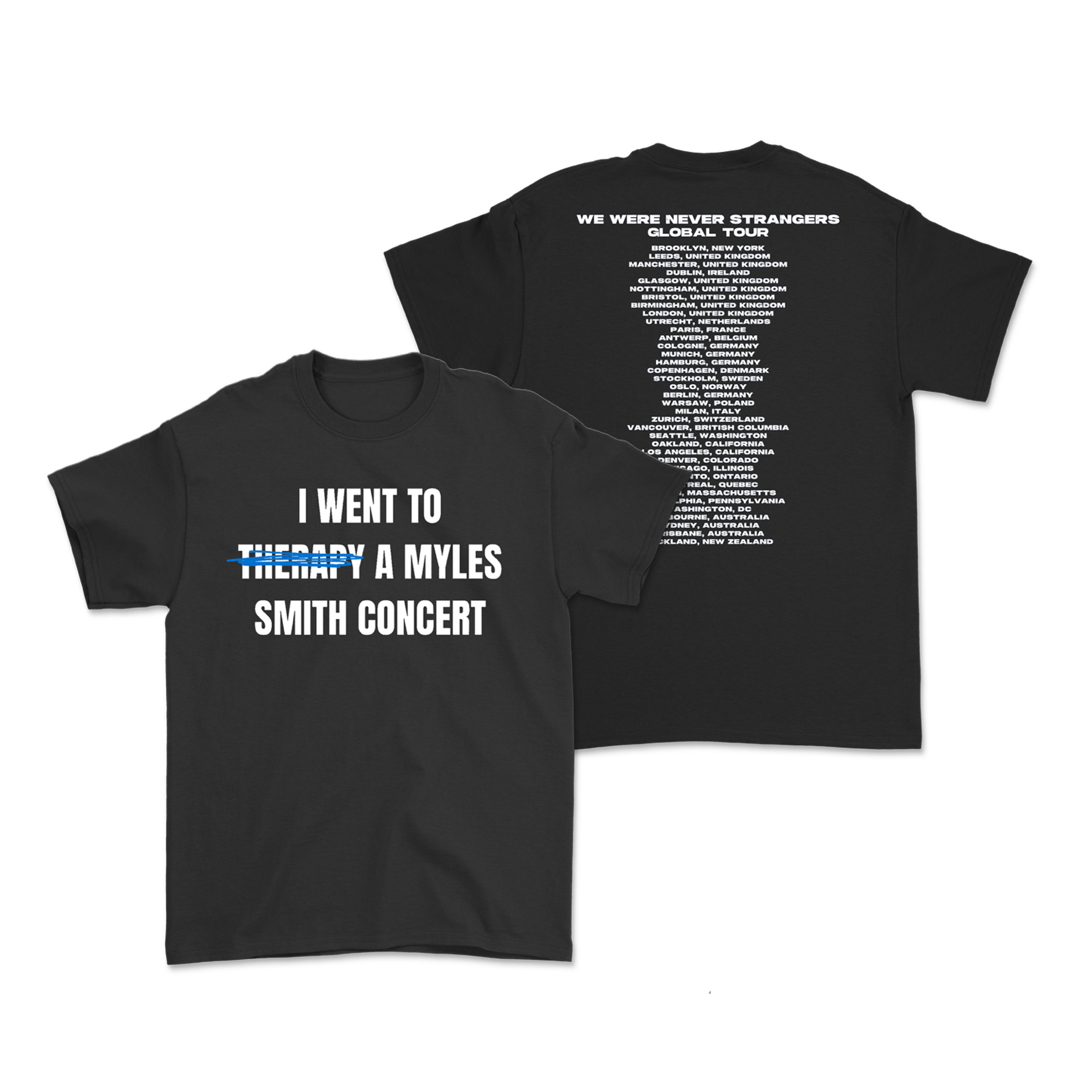 Therapy | Black Tour Tee